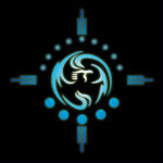 MM mandala cerne pozadi